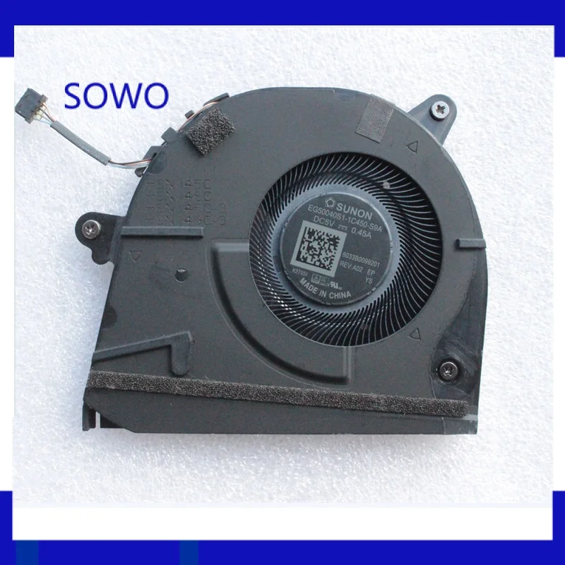 

Новый оригинальный ноутбук, центральный процессор вентилятор охлаждения для HP EliteBook 835 G9 ZHAN X13 2022 AMD R7-6800U SUNON E G50040S1-1C450-S9A 6033B0099201