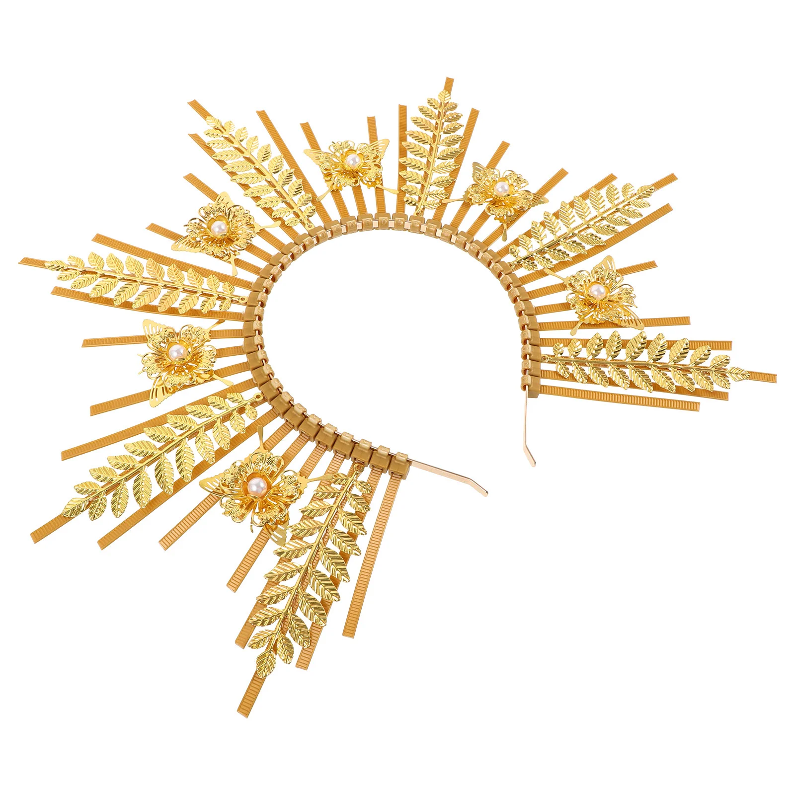 

Baroque Goddess Ball Headdress Miss Girls Hair Accessories Plastic Festival Photo Prop