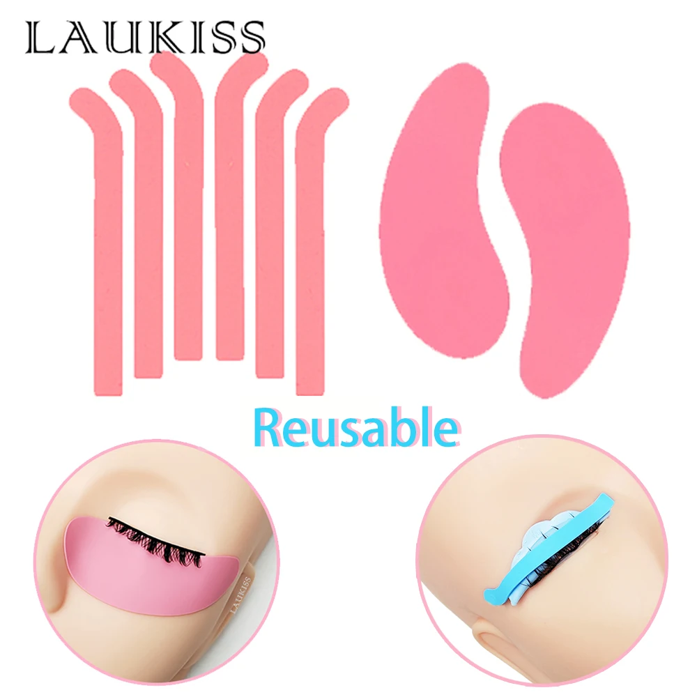 

Eyelash Lifting Silicone Stripe Reusable Soft lashlift Curlers Pads set Eye Lash Extension Perm Ribbon Sticky Tape Makeup Tools