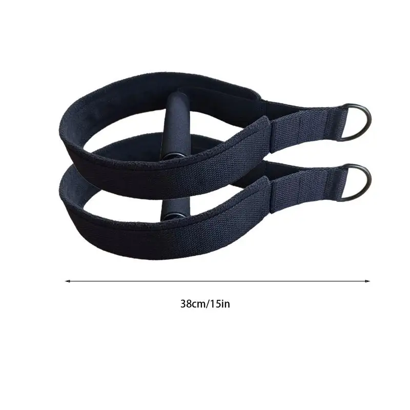 Pilates Reformer Straps Fitness Strap Pilates Equipment 2 Pcs Exercise Straps Yoga D-Ring Adjustable Accessories