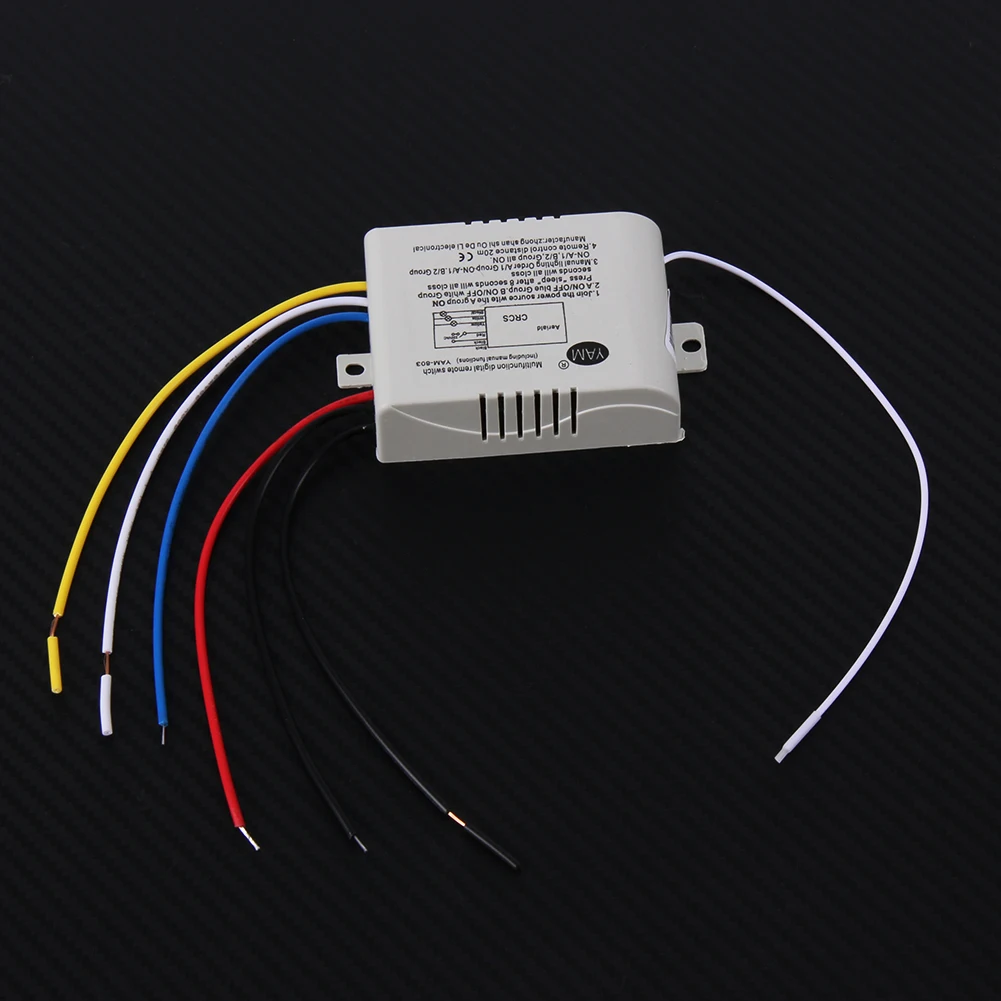Advanced Wireless Remote Control Switch for Multi-Channel Lighting Systems (220V)