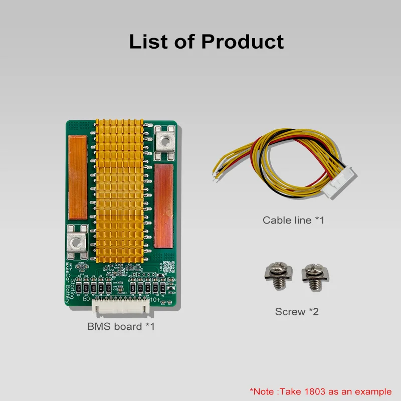 Car Start BMS LTO 4S 5S 6S 7S 8S 9S 10S 80A 100A 2.3V 2.4V 1000A Peak Lithium t