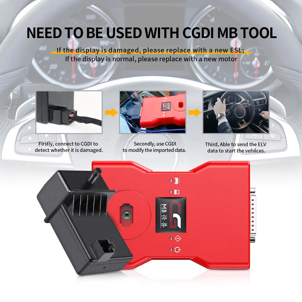 ޸  W204 W207 W212   CGDI MB ESL ELV ķ ùķ, VVDI MB BGA/CGDI Բ ۵