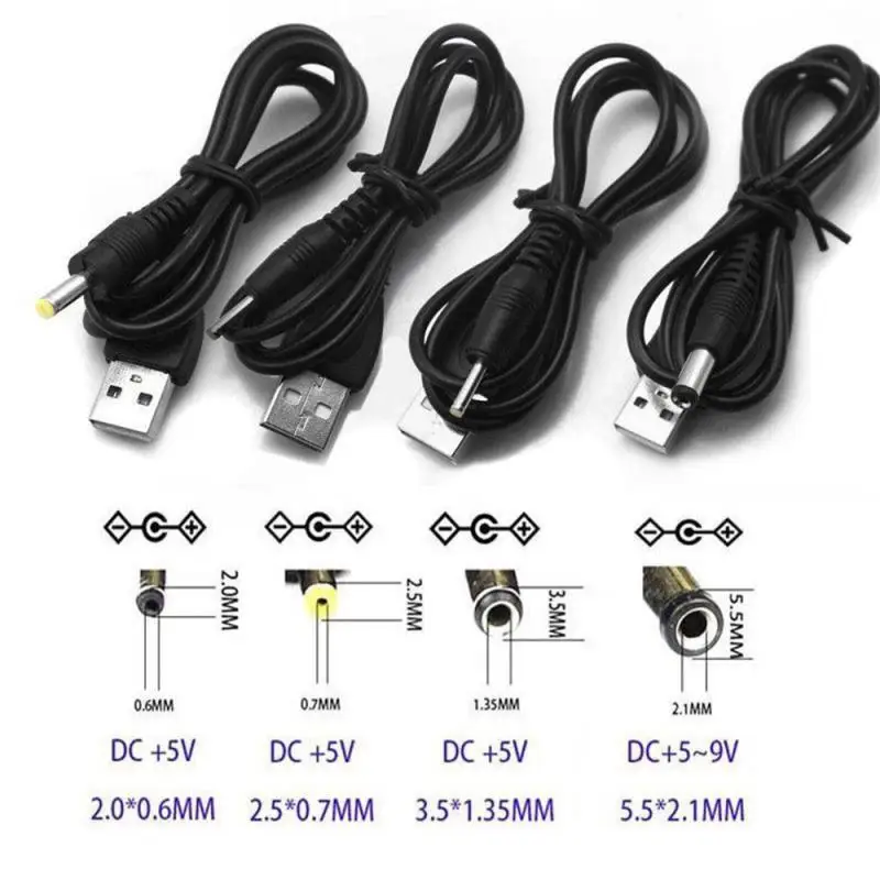 

Порт для 2,0 2,5 3,5 5V DC Barrel Jack кабель питания соединитель 4,0 5,5