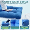 Custom Bench Seat Cushion Bay Window Seating Pad  Long Mattress Custom Chair Seat Pad Decorative Garden Cojines Pads Swings 5