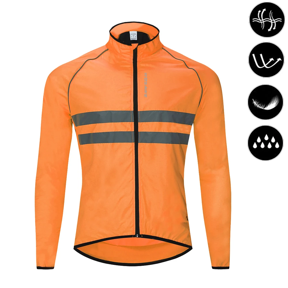 Men's Cycling Windbreaker Jacket - Water Resistant Outdoor Sport Coat
