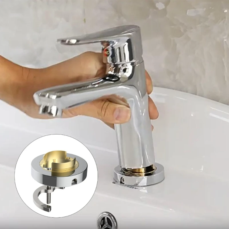 Fixed Base Sink Faucet Base Fixing Foot Nut Quick-Install Repair Tool For Pipe Bathroom Kitchen Wash Basin Tap DropShipping
