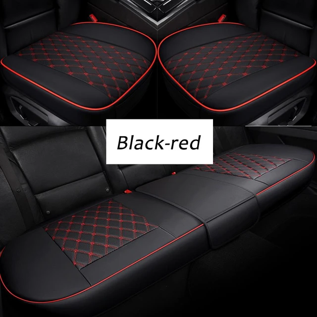 Car Seat Cover Universal Genuine Leather Car Front Seat Rear Seat Luxury  Seat Cover Pad Breathable Seat Pad Cushion Car Accessories Seat Covers for  Car Leather Car Seat Cover Protector Genuine Leather