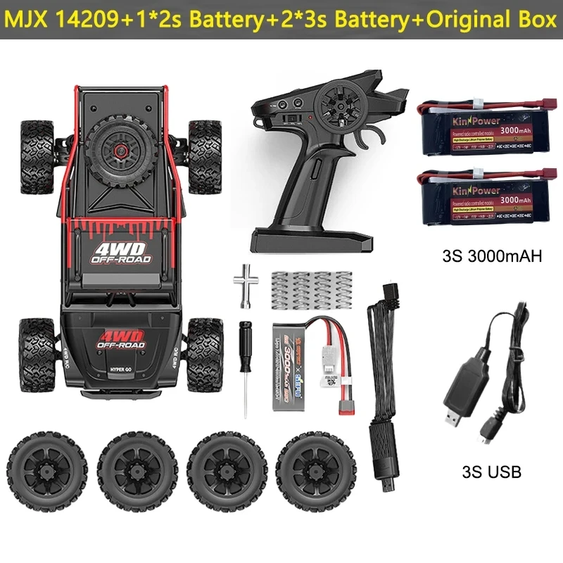 Vente MJX 14209 14210 Batterie originale Li 7.4v 3000mah Pièces de