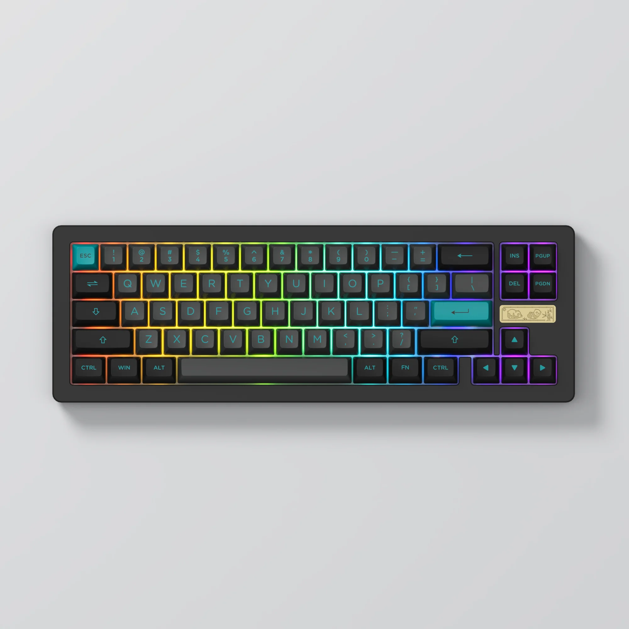 Akko-acr-pro-68-schwarz-cyan- 