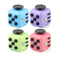 Solid Color Fidget Decompression Dice for Release Stress Autism Anxiety Relieve Adult Kids Stress Relief Anti-Stress Fingertip 1