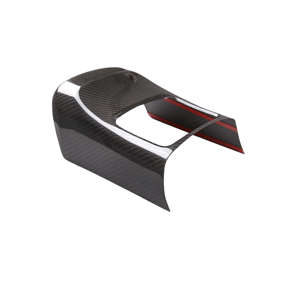 

Car Armrest Box Rear Storage Compartment Cover Trim Carbon Fiber for A90 A91 MK5 2019 2020 2021