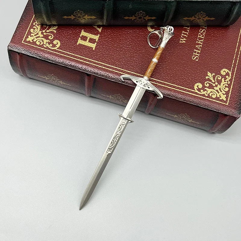 22 Cm Spada Della Giustizia Baldur'S Gate 3 Merce Di Gioco 1:6 Modello Di Arma Completamente In Metallo Ornamento Per La Casa Artigianato Collezione D