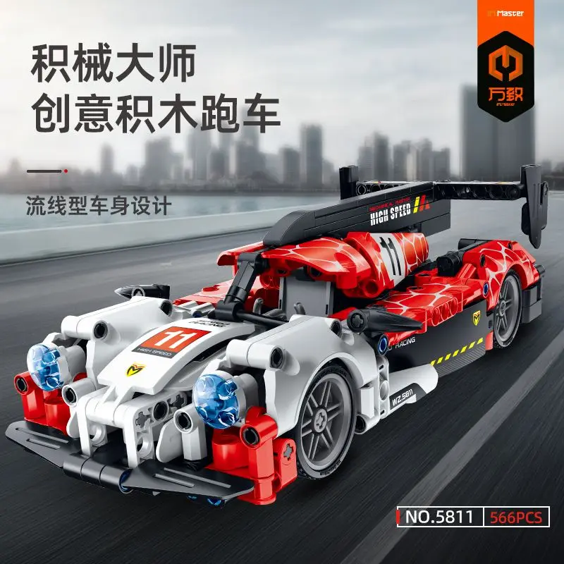 

Building Blocks Tech Roadster Building Blocks Expert Racer Assembles Brick MOC toys for Boys Gifts for kids