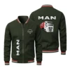 2024 Men's Zip Jacket MAN Trucks Logo Printed Jacket Spring and Autumn Fashion Slim Jacket Men's Casual Motorcycle Riding Jacket 5