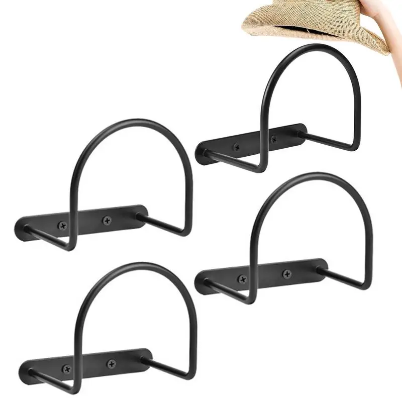 Rustic Cowboy Hat Rack Wall Mount Organizer