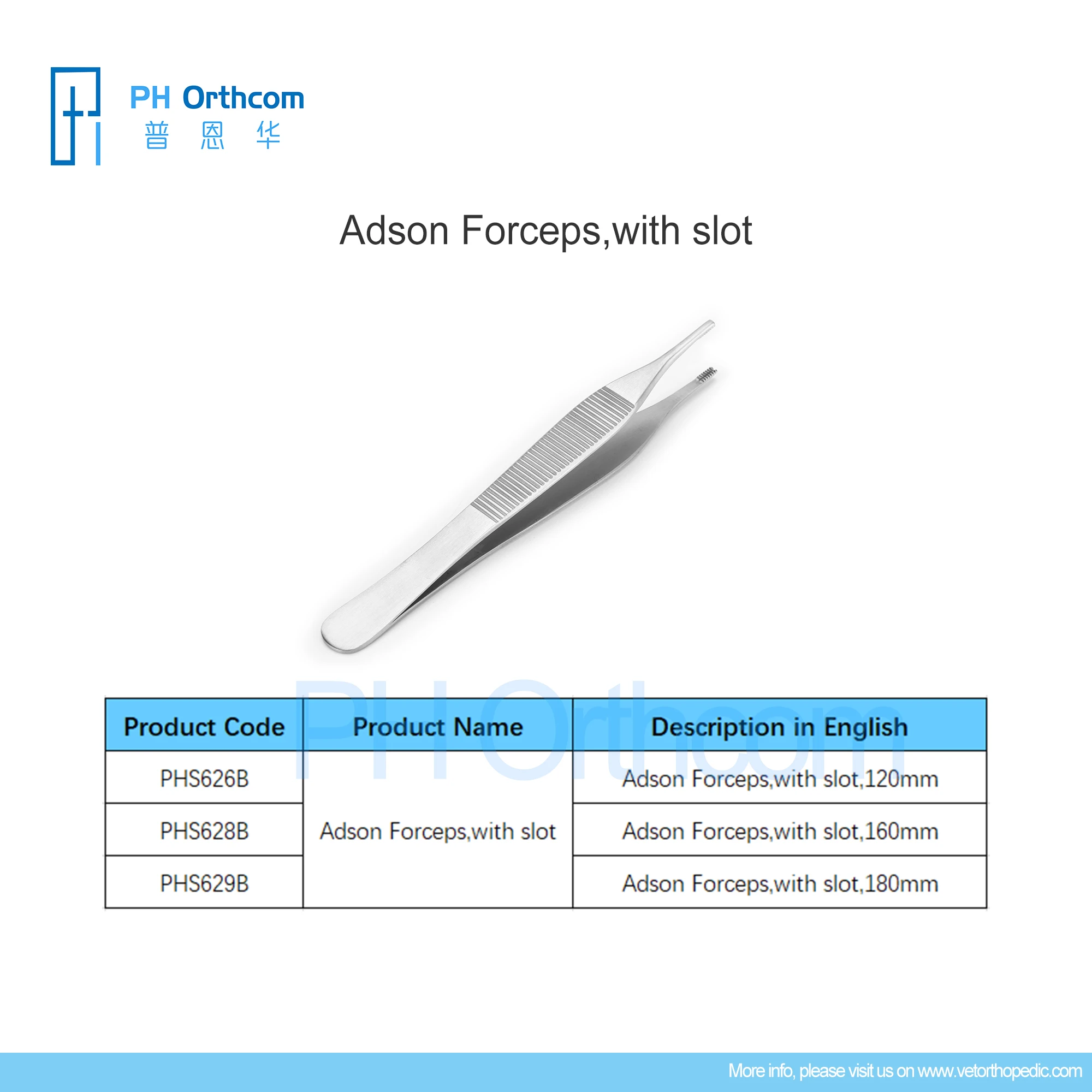 

Orthopedic Adson Brown Tweezers Veterinaria Mascotas Pets Medical Supplies and Equipment Surgical Instrument Acceserios