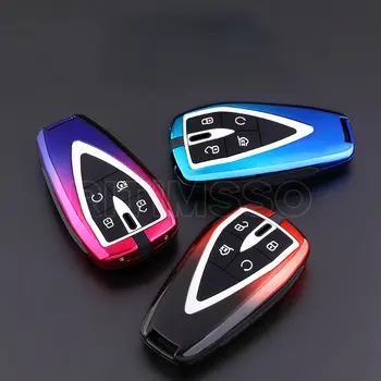 Vendita calda chiave auto in metallo telecomando copertura Shell protezione per Changan CS35 PLUS CS55 PLUS CS75 PLUS Unit-t accessori interni - Vendita calda chiave auto in metallo telecomando copertura Shell protezione per Changan CS35 PLUS CS55