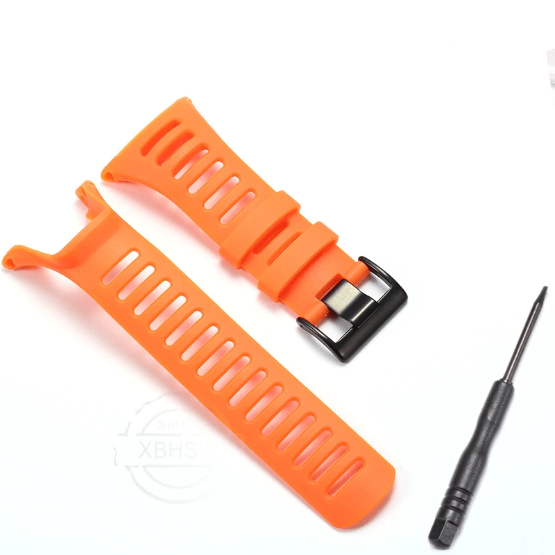 Durable Waterproof Silicone Replacement Watch Band with Rubber Strap