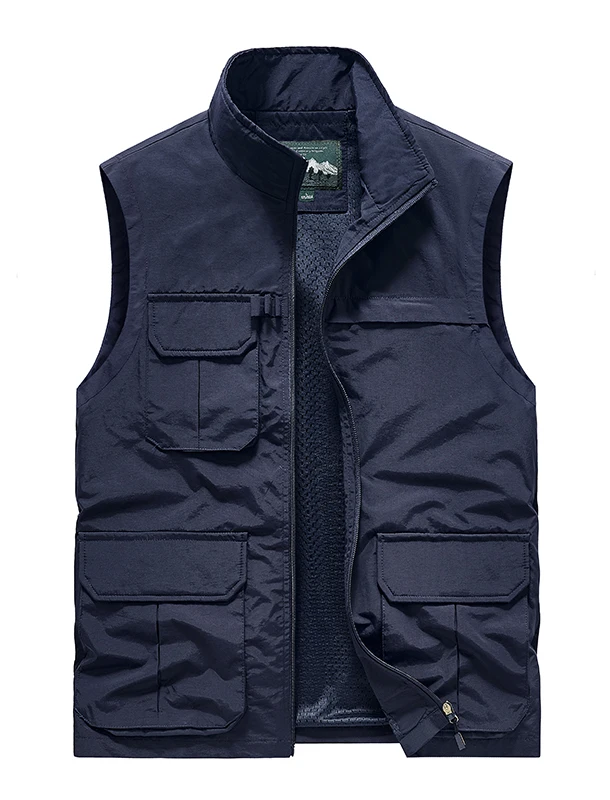 Spring Men Clothing Tactical Military Vest Men's Free Shipping Denim Big Size Clothes Hunting Multi-pocket Summer Man Waistcoat