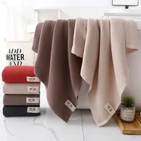 70x140cm high qualityWaffle towel Bathroom accessories смsolid color towel absorbent strong Wipe towel after exercise 1