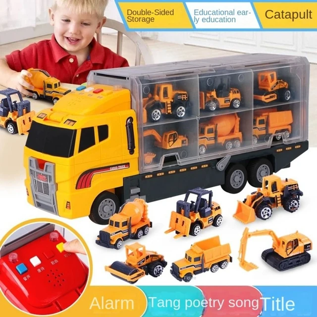 Lot de jouets camion et mini voitures Cars - 6 camions jouets enfants –