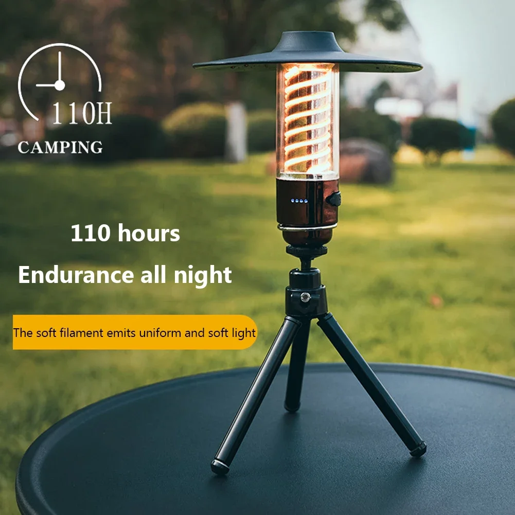 

Camping Tent Lights USB Charging LED Portable Lantern Dimmable Waterproof Multifunctional Energy-Efficient for Outdoor Equipment