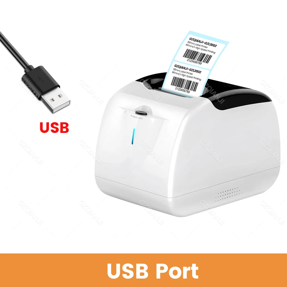 Achetez en gros 2 Pouces 58mm Mini Usb Mobile Pos Thermique étiquette  Autocollant Imprimante Pour Machine Pricetag Hcc-t2pl-b Chine et Imprimante  De Code à Barres D'étiquette à 52 USD