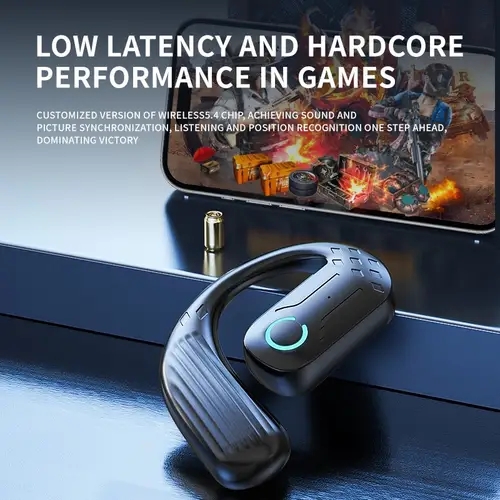 Bluetooth 5.4 Open Wireless Earphone 180° Rotation Adjustable Left Right Ear Universal Headset With Mic For Sport Business Music - Image 5