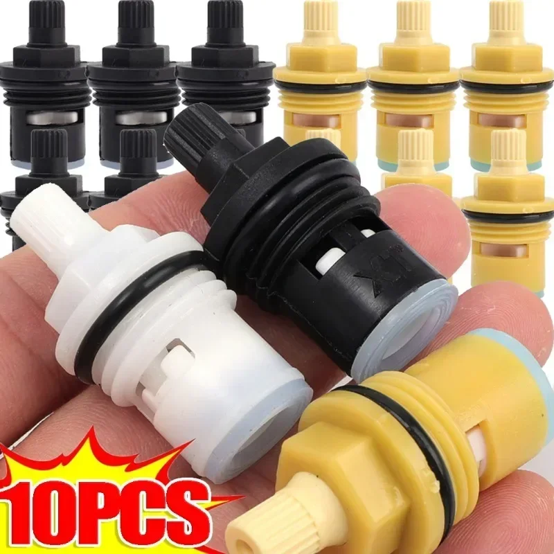 10/1PCS Faucet Valve Universal Replacement Tap Brass Ceramic Disc Cartridge Inner Bathroom Kitchen Sink Accessory