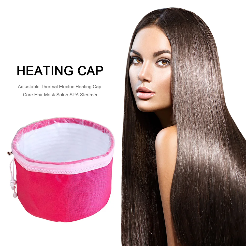 Hair Steamer Cap Deep Conditioning Heat Cap with 3 Level Temperature Control 220V for Family Personal Care for Hair Spa Home Use