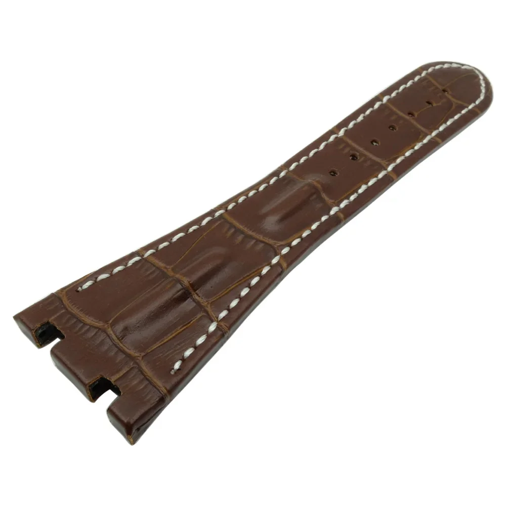 28mm Handmade Genuine Leather Wacth Strap Band  for AP for Piguet  Replacement Watchband  And Tool