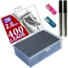 400Pcs/box 2.0mm 2B Mechanical Pencil Refill Mechanical Pencil Leads 2B Pencil Automatic Pencil Core Refill School Black 1