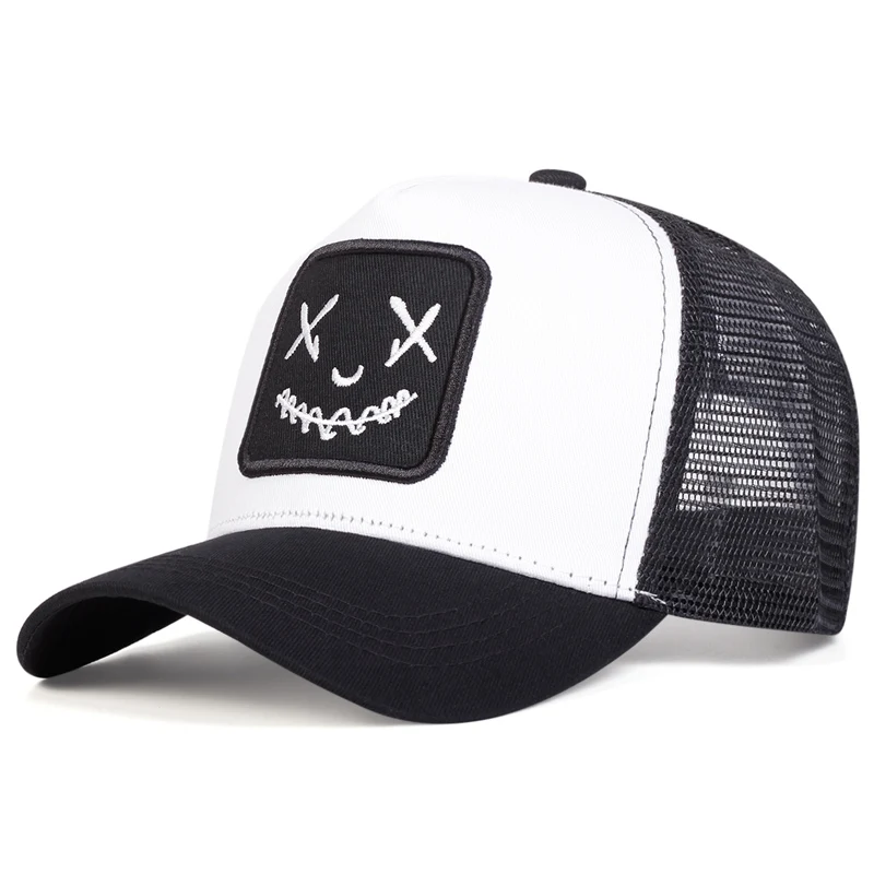 1piece Unisex XX Embroidery Lovely Baseball Net Hat Outdoor Adjustable Sunscreen Leisure Hat Spring Summer Travel Beach Vacation