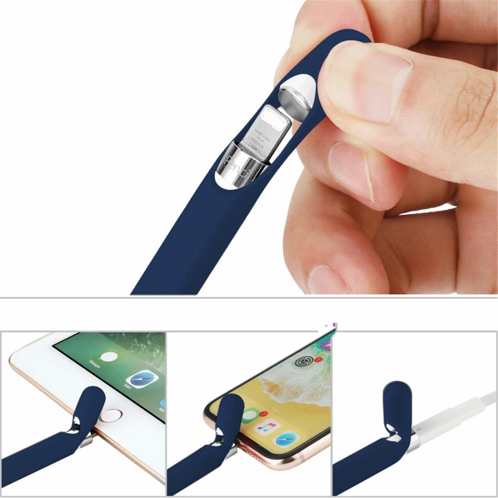 Soft Silicone Protective Cover For Tablet Stylus Pen