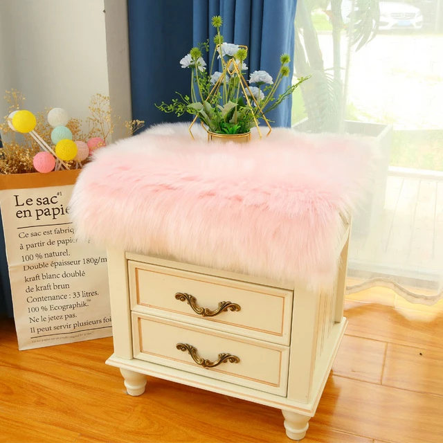  Faux Fur Table Runner,Furry Dresser Covers,Luxury