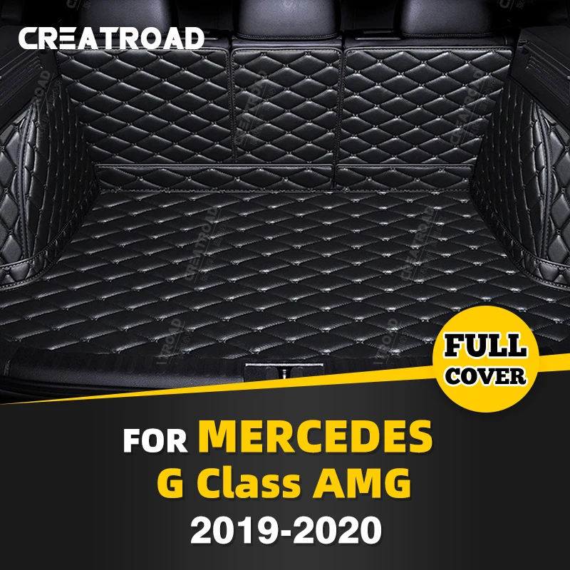 

Автомобильный коврик для багажника с полным покрытием для Mercedes Benz G Class AMG 2019 2020, автомобильный коврик для багажника, защитные аксессуары для салона автомобиля