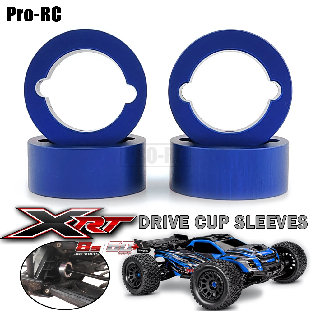 

4 шт. втулки для привода для TRAXXAS 1/5 XRT 8S Rc Monster Truck Car, алюминиевые обновленные детали 7075 T6