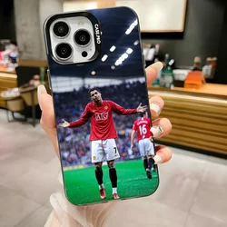 CR7 Cristiano Ronaldo Black Matte Anti - Fall Phone Case - iPhone 13 Pro Max (Z1)
