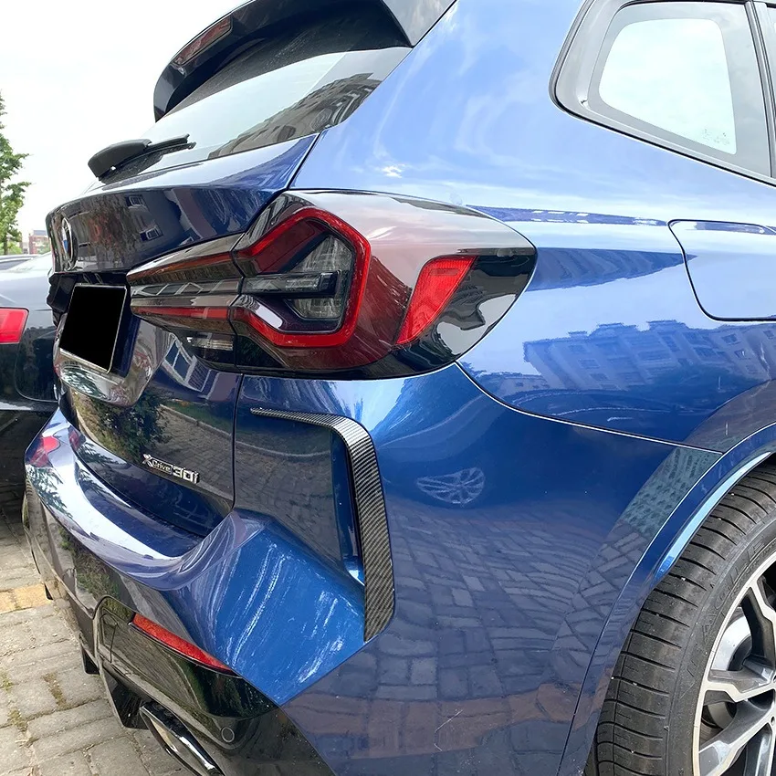 BMW X3 G01 M 스포츠 2022+ 리어 범퍼 립 스포일러 사이드 카나드 스플리터 트림 윈드 나이프 자동차 인테리어 액세서리