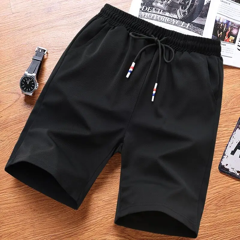 black casual shorts New Summer Men Mesh Gym Bodybuilding Casual Loose Shorts Joggers outdoors fitness beach Short Pants Male Brand Sweatpant M-5XL casual shorts for women