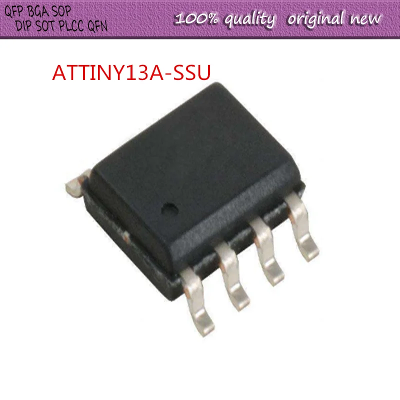 

NEW 10PCS/LOT ATTINY13A-SSU ATTINY ATTINY13 ATTINY13A TINY13A SOP-8