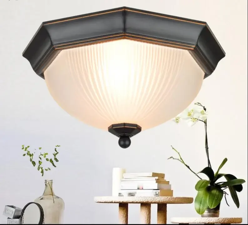 

American octagonal ceiling lamp, European balcony lamp, corridor aisle lamp, entrance hall.