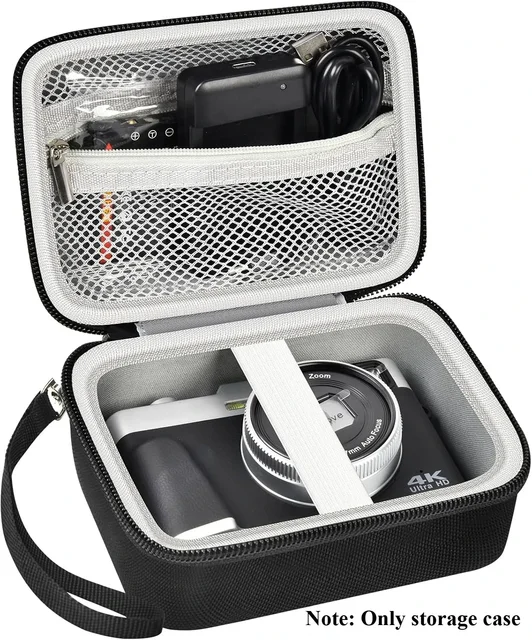 Summer Storage Bags Hard Case Compatible with Sony ZV-1/ ZV-1F/ ZV-1 II Digital Camera，Portable Camera Storage Cover for ToAuite