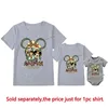 Disney Animal Kingdom Shirts Funny Mickey Minnie Family Matching Outfits Cotton Father Mother Kids Tshirts Disney Trip Clothes 5