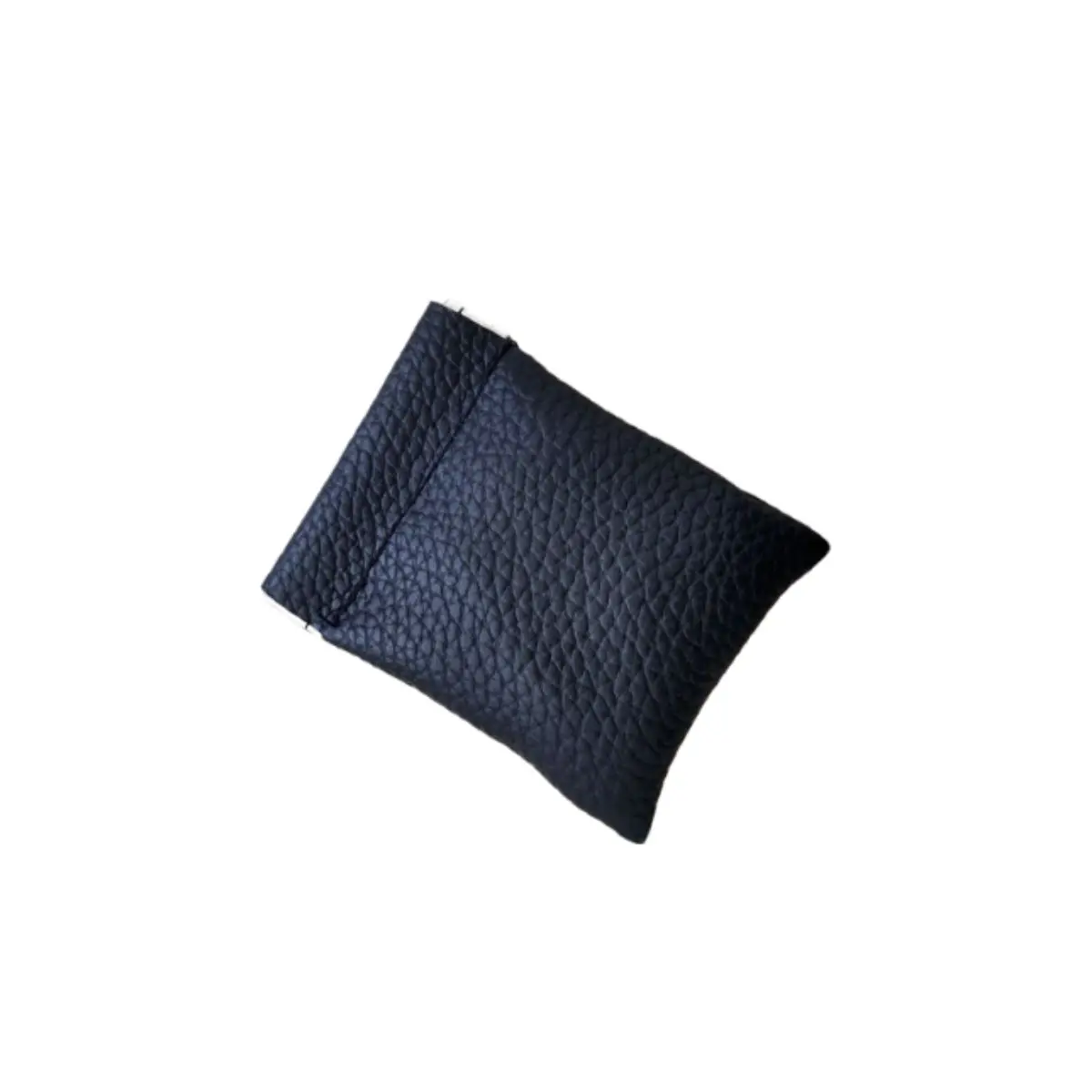 Compact PU Leather Coin & Keychain Wallet – Versatile Earbud and Cable Organizer Pouch
