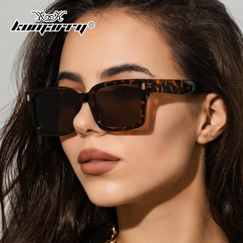 

Rectangle Women's Sunglasses Vintage Sun Glasses New Brand Designer Sunglass Fashion Simple Goggles Outdoor Vacation gafas UV400
