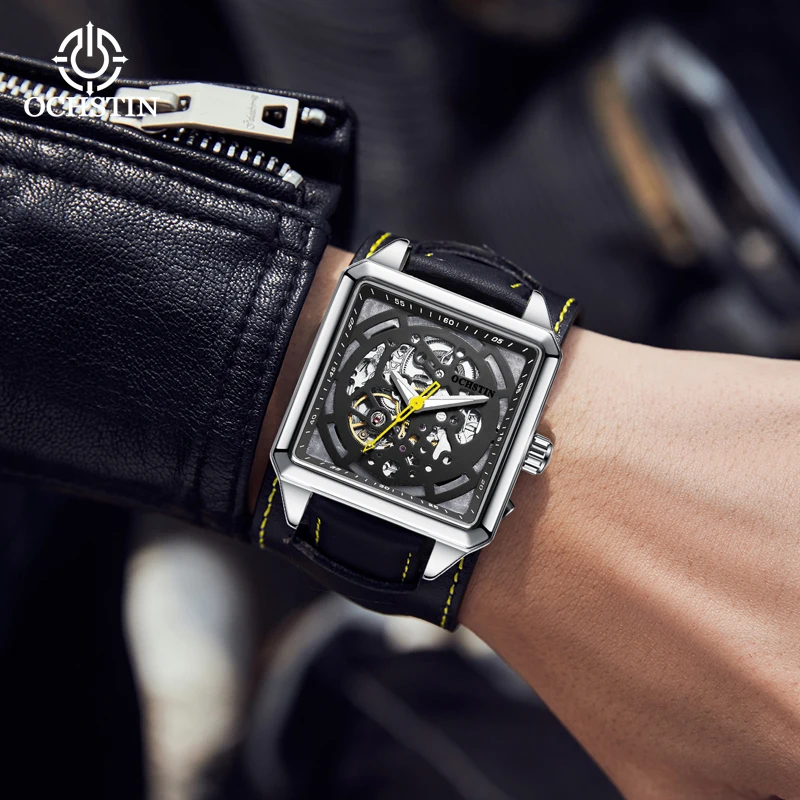 OCHSTIN new 2024Masterpiece craftsman series personality trend skeleton mechanical movement watch men's mechanical watches
