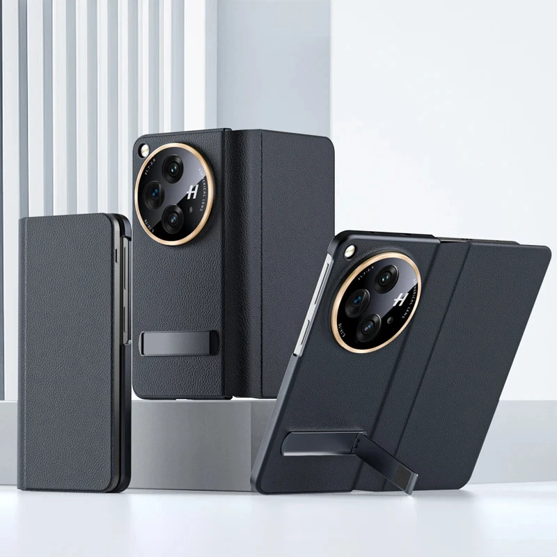 올인클루시브 낙하 방지 및 미끄럼 방지 금속 접이식 보호 케이스, Oppo find n3 oneplus용 고급 가죽 케이스, 신규 비즈니스