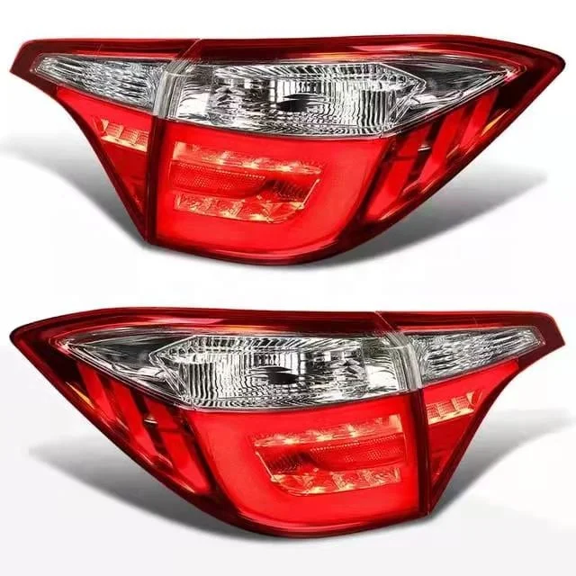 Led Luces De Cola Rojo Lente Humo Lente Per Toyota Corolla Se/Le 2014-2018 Modello Usa
